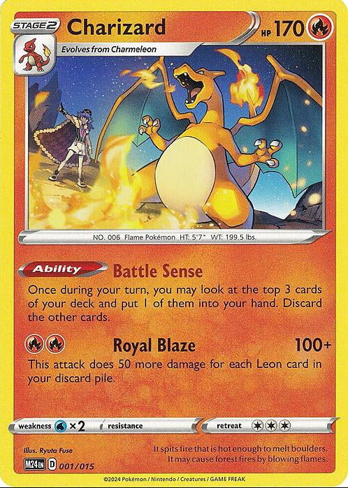 McDonald’s Dragon Discovery Charizard #001/015